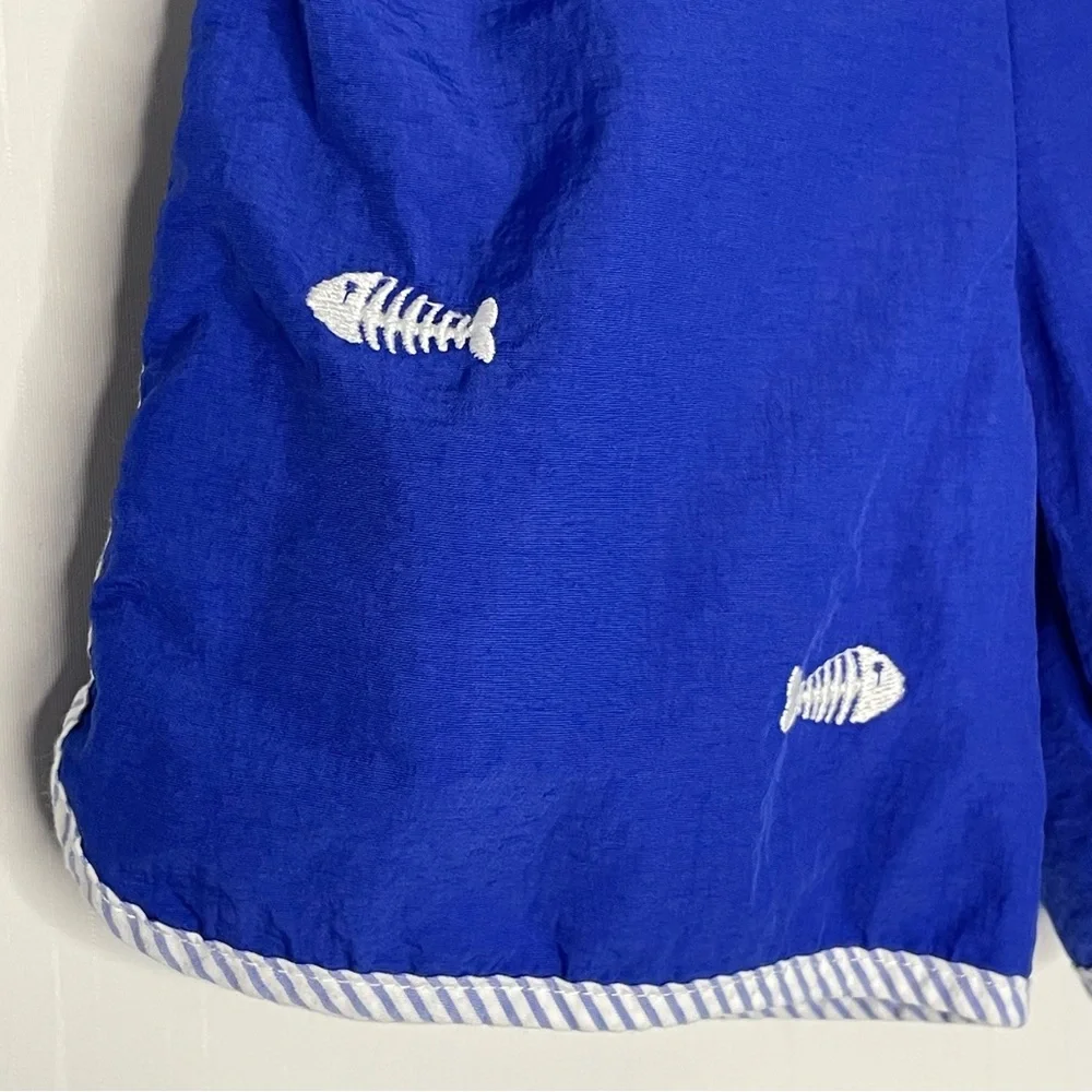 Florence Eiseman Boys Blue Bonefish Swim Trunks 2T